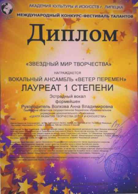 коллектив ветер перемен